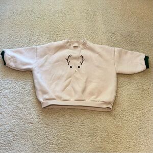 Bebe Holic Kids Reindeer Holiday Sweater / Sweatshirt